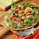 Grilled Mushroom Medley Pizzas